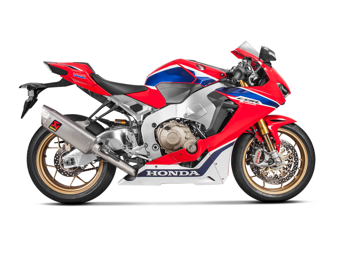 Akrapovic Evolution Line Titanium Exhaust System w/Titanium End Cap for Honda CBR1000RR/CBR1000RR SP/SP2 17-19