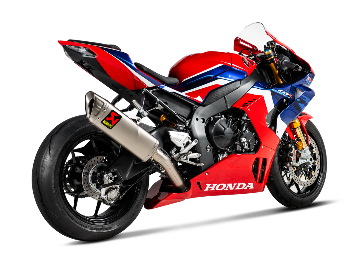 Akrapovic Evolution Line Titanium Exhaust System w/Titanium End Cap for Honda CBR1000RR-R Fireblade/SP 20-23