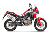 Akrapovic Slip-On Line Titanium Muffler System w/Titanium End Cap for Honda CRF1000L Africa Twin 16-19