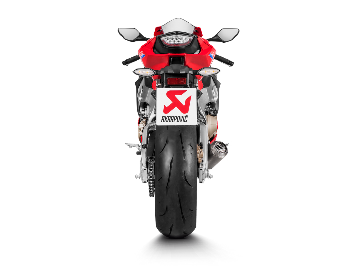 Akrapovic Slip-On Line Titanium Muffler System w/Titanium End Cap for Honda CBR1000RR 17-19