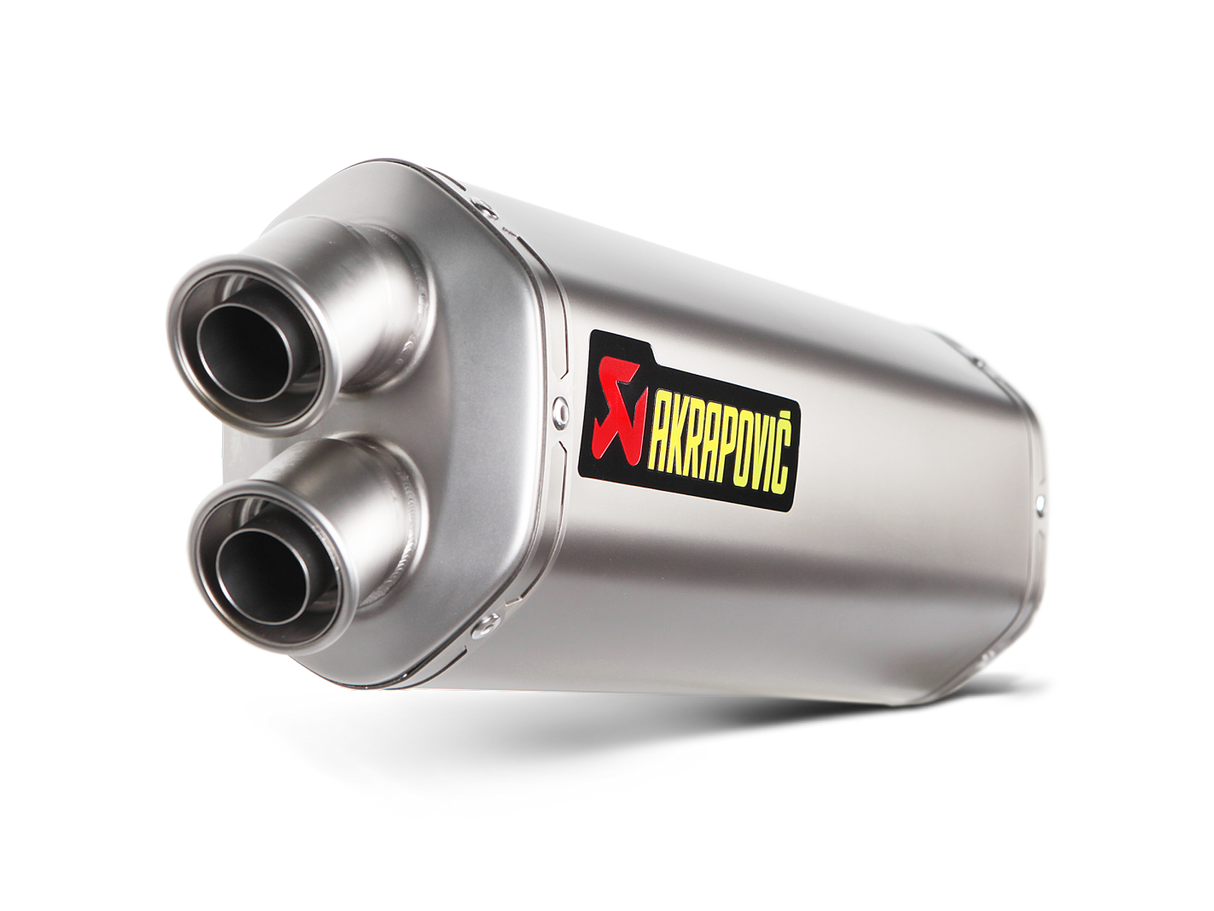 Akrapovic Slip-On Line Titanium Muffler System w/Titanium End Cap for Honda CRF1000L Africa Twin 18-19