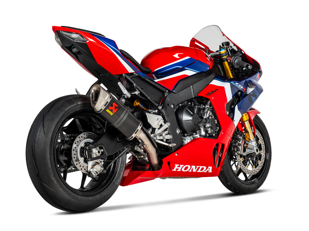 Akrapovic Slip-On Line Carbon Muffler System w/Titanium End Cap for Honda CBR 1000RR-R Fireblade/SP 20-23