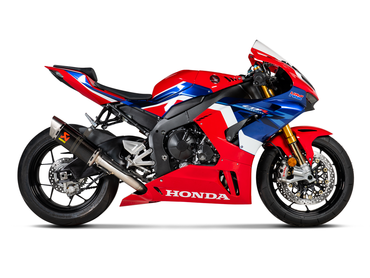 Akrapovic Slip-On Line Carbon Muffler System w/Titanium End Cap for Honda CBR 1000RR-R Fireblade/SP 20-23