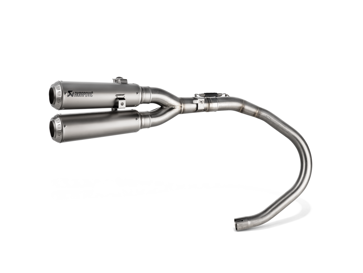 Akrapovic Slip-On Line Titanium Muffler System w/Titanium End Cap for Honda Monkey 19-Up