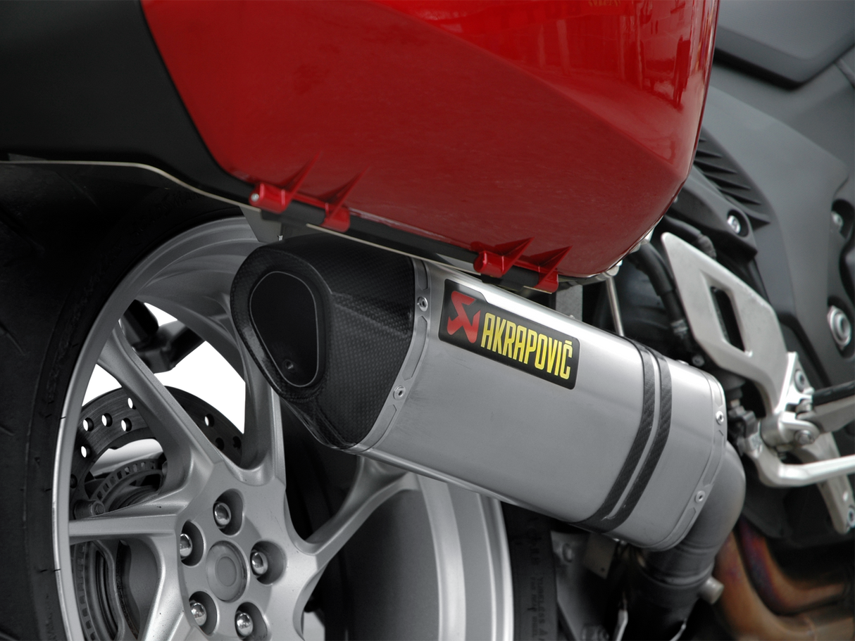 Akrapovic Slip-On Line Titanium Muffler System w/Carbon End Cap for Honda VFR1200F 10-15