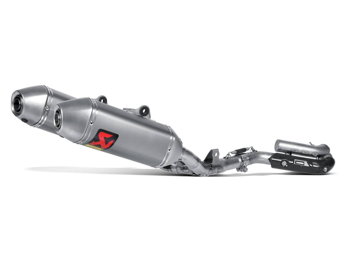 Akrapovic Evolution Line Titanium Exhaust System w/Titanium End Cap for Honda CRF250R/CRF250RX 14-15