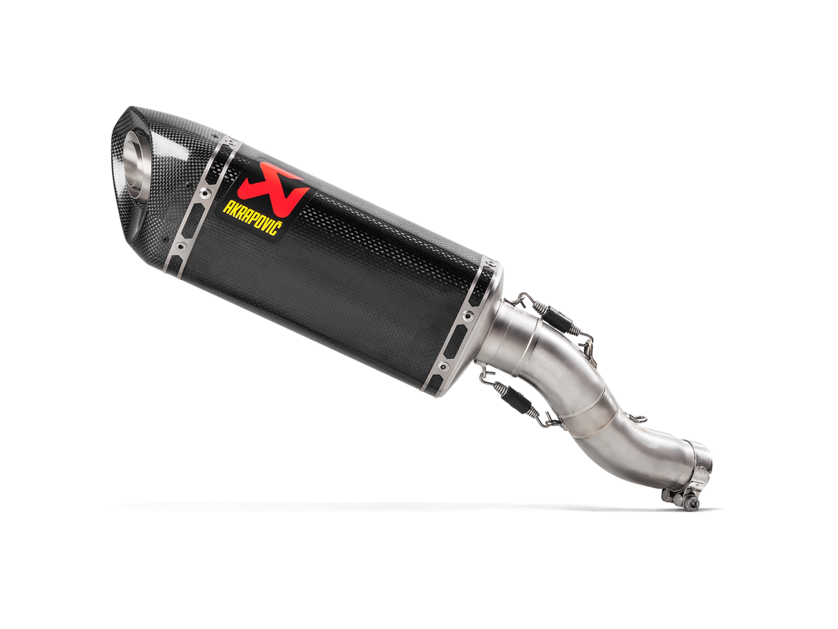 Akrapovic Slip-On Line Carbon Muffler System w/Carbon End Cap for Honda CBR250RR 17-Up