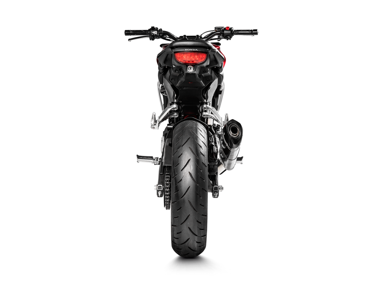 Akrapovic Slip-On Line Carbon Muffler System w/Carbon End Cap for Honda CB300R 18-20