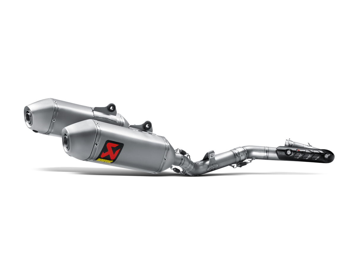 Akrapovic Evolution Line Titanium Exhaust System w/Titanium End Cap for Honda CRF450R/CRF450RX 15-16