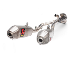 Akrapovic Evolution Line Titanium Exhaust System w/Titanium End Cap for Honda CRF450R/CRF450RX 17-20