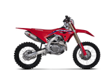 Akrapovic Evolution Line Titanium Exhaust System w/Titanium End Cap for Honda CRF450R/CRF450RX 21-Up