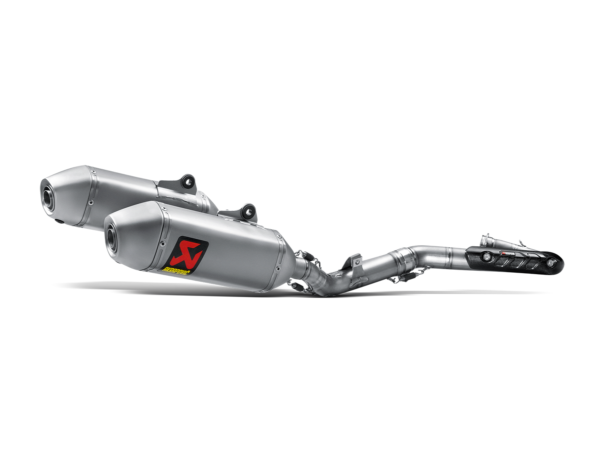 Akrapovic Racing Line Titanium Exhaust System w/Titanium End Cap for Honda CRF450R/CRF450RX 15-16