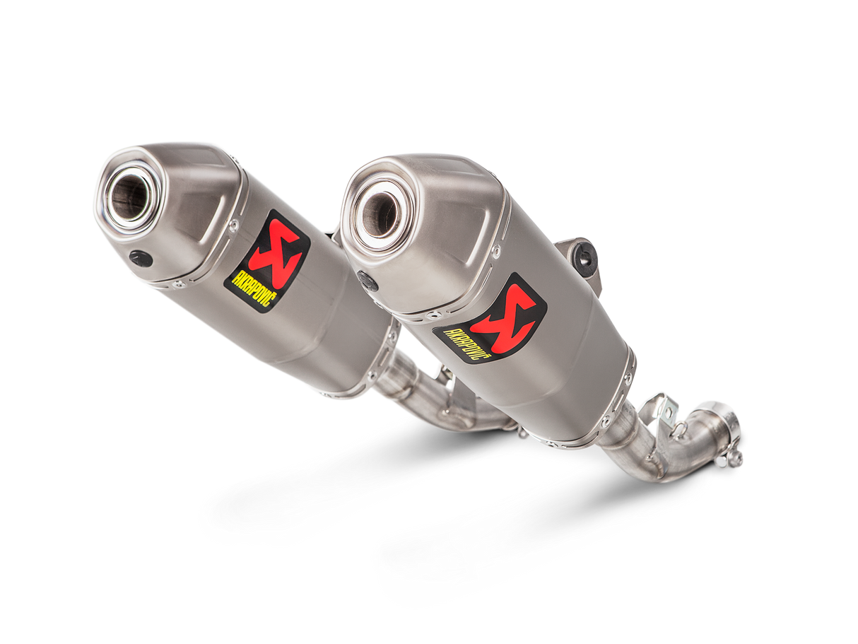 Akrapovic Slip-On Line Titanium Muffler System w/Titanium End Cap for Honda CRF450R/CRF450RX 17-18