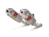 Akrapovic Slip-On Line Titanium Muffler System w/Titanium End Cap for Honda CRF450R/CRF450RX 17-18