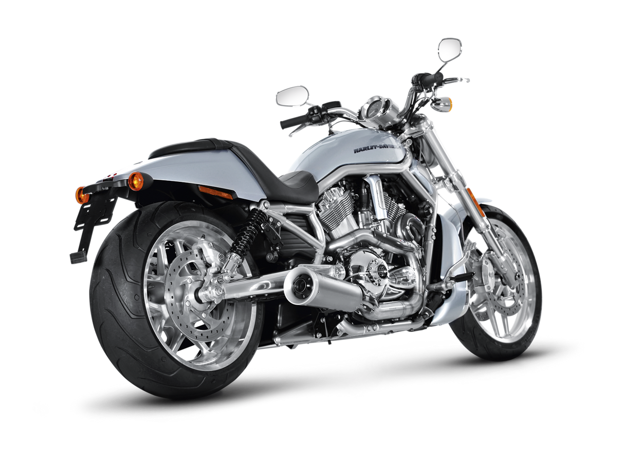 Akrapovic Open Line Titanium Exhaust System w/Titanium End Cap & Carbon Heat Shield for Harley-Davidson V-Rod VRSCF/VRSCDX 09-16 Models