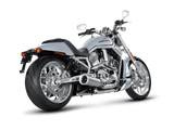 Akrapovic Open Line Titanium Exhaust System w/Titanium End Cap & Carbon Heat Shield for Harley-Davidson V-Rod VRSCF/VRSCDX 09-16 Models