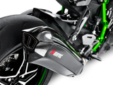 Akrapovic Evolution Line Carbon Exhaust System w/Carbon End Cap for Kawasaki Ninja H2 16-20/Ninja H2R 16-21