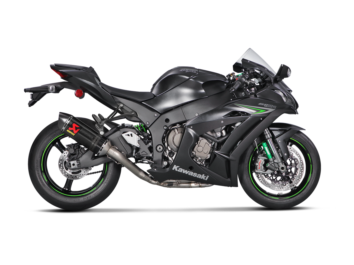 Akrapovic Evolution Line Carbon Exhaust System w/Carbon End Cap for Kawasaki Ninja ZX-10R 16-20