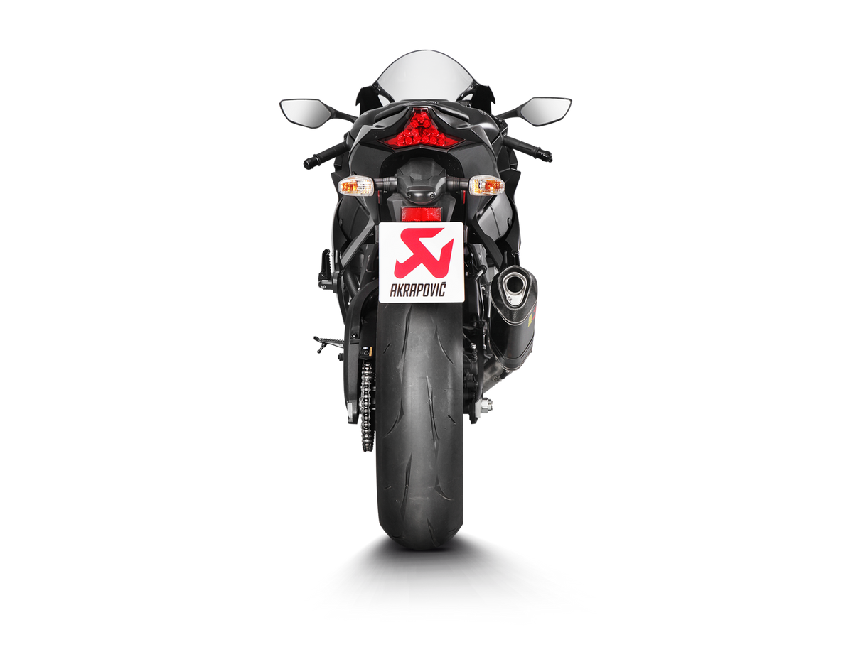 Akrapovic Evolution Line Carbon Exhaust System w/Carbon End Cap for Kawasaki Ninja ZX-10R 16-20