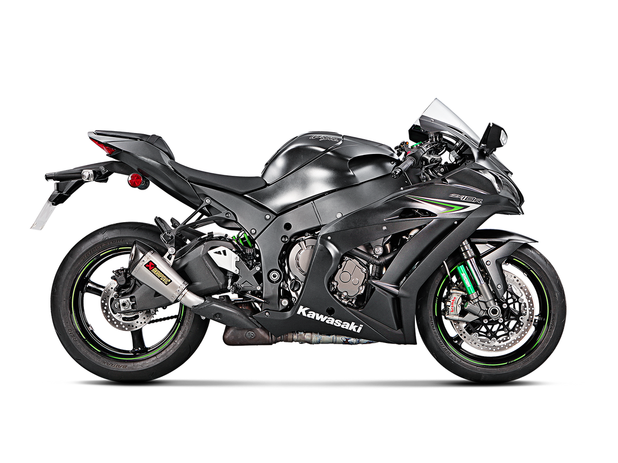 Akrapovic Slip-On Line Carbon Muffler System w/Carbon End Cap for Kawasaki Ninja ZX-10R 16-20