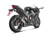 Akrapovic Slip-On Line Carbon Muffler System w/Carbon End Cap for Kawasaki Ninja ZX-10R 16-20