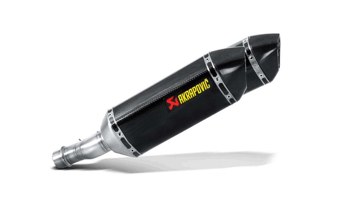 Akrapovic Slip-On Line Carbon Muffler System w/Carbon End Cap for Kawasaki Z1000SX/Ninja 1000 14-20