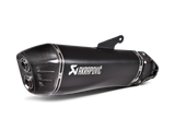 Akrapovic Slip-On Line Black Titanium Muffler System w/Carbon End Cap for Kawasaki Ninja H2 SX 18-Up