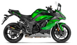 Akrapovic Slip-On Line Carbon Muffler System w/Carbon End Cap for Kawasaki Ninja 1000SX 20-Up