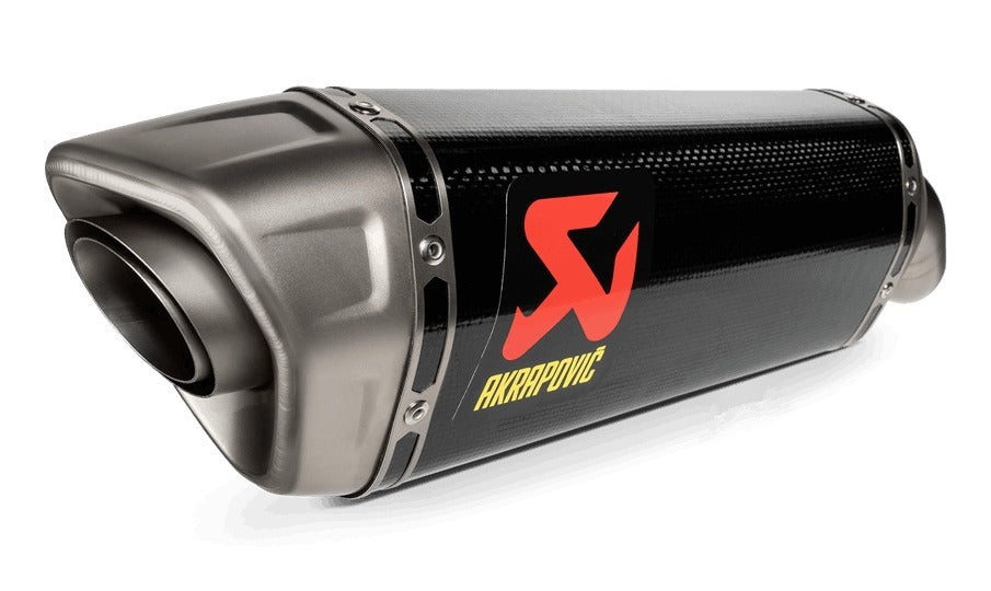 Akrapovic Slip-On Line Carbon Muffler System w/Titanium End Cap for Kawasaki Ninja ZX-10R 21-Up