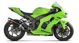 Akrapovic Slip-On Line Carbon Muffler System w/Titanium End Cap for Kawasaki Ninja ZX-10R 21-Up