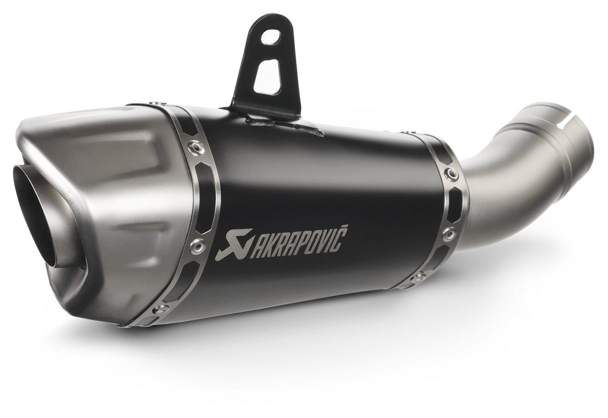 Akrapovic Slip-On Line Black Titanium Muffler System w/Titanium End Cap for Kawasaki Ninja ZX-10R 21-Up