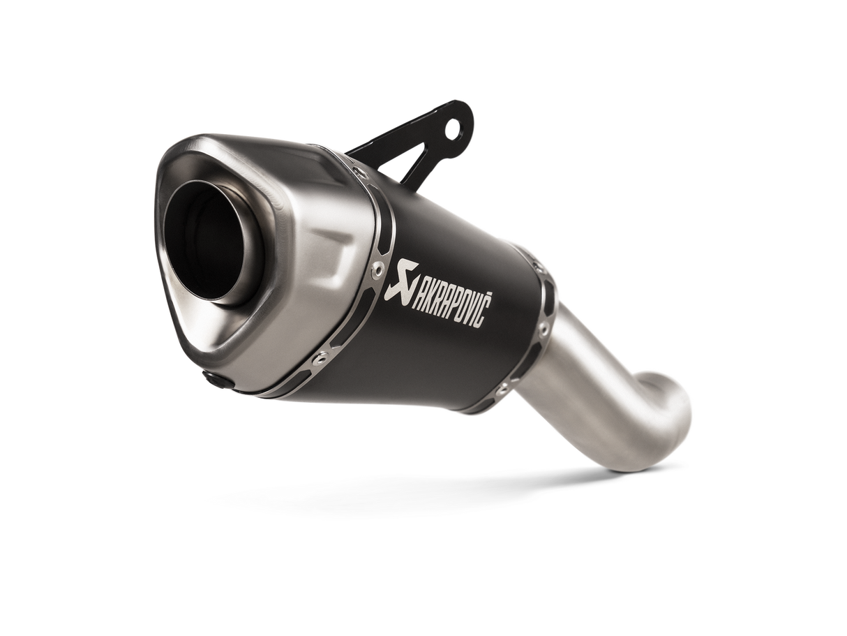 Akrapovic Slip-On Line Black Titanium Muffler System w/Titanium End Cap for Kawasaki Z H2 20-23