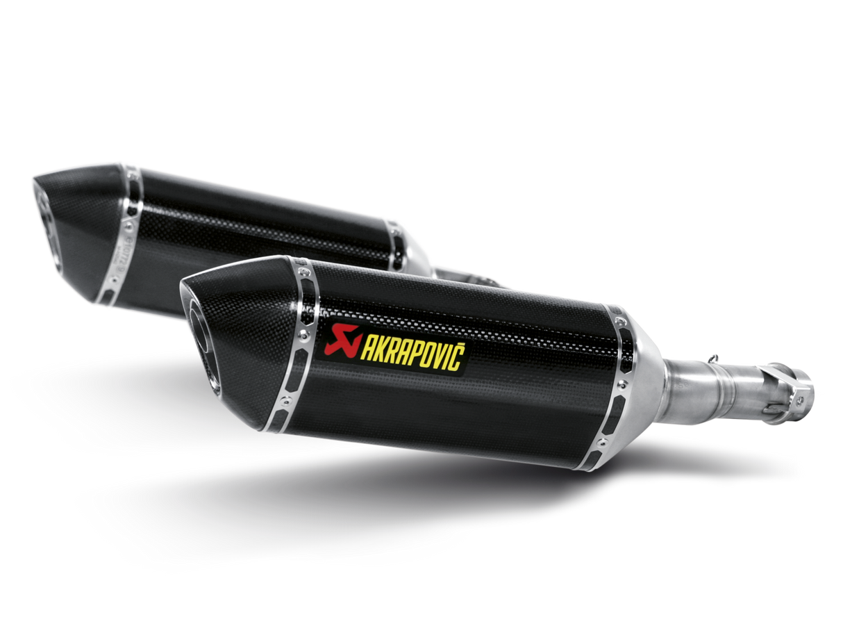 Akrapovic Slip-On Line Carbon Muffler System w/Carbon End Cap for Kawasaki Z1000SX/Ninja 1000 10-13