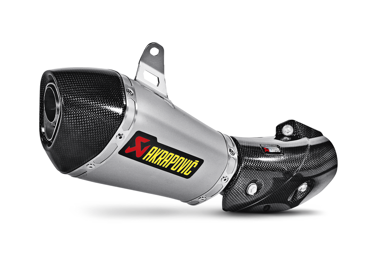 Akrapovic Slip-On Line Titanium Muffler System w/Carbon End Cap for Kawasaki Ninja ZX-10R 11-15