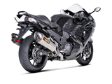 Akrapovic Slip-On Line Titanium Muffler System w/Carbon End Cap for Kawasaki ZZR 1400/ZX14R 12-15