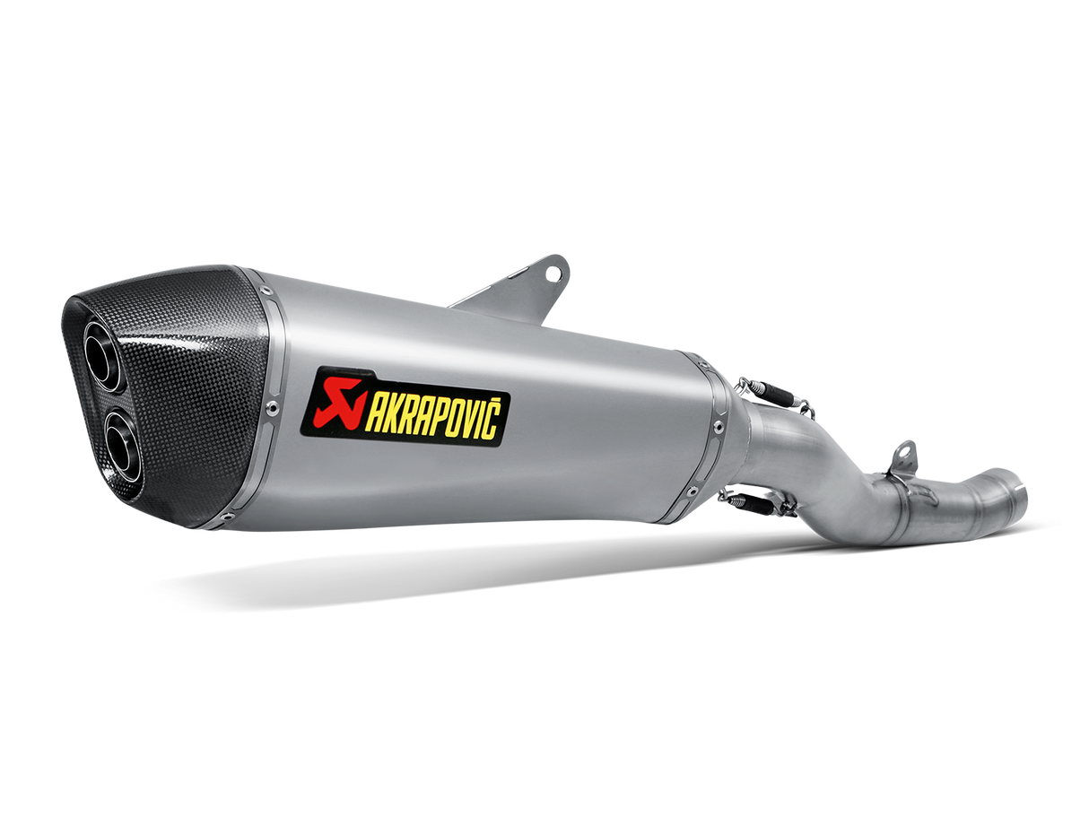 Akrapovic Slip-On Line Titanium Muffler System w/Carbon End Cap for Kawasaki 1400 GTR 08-17