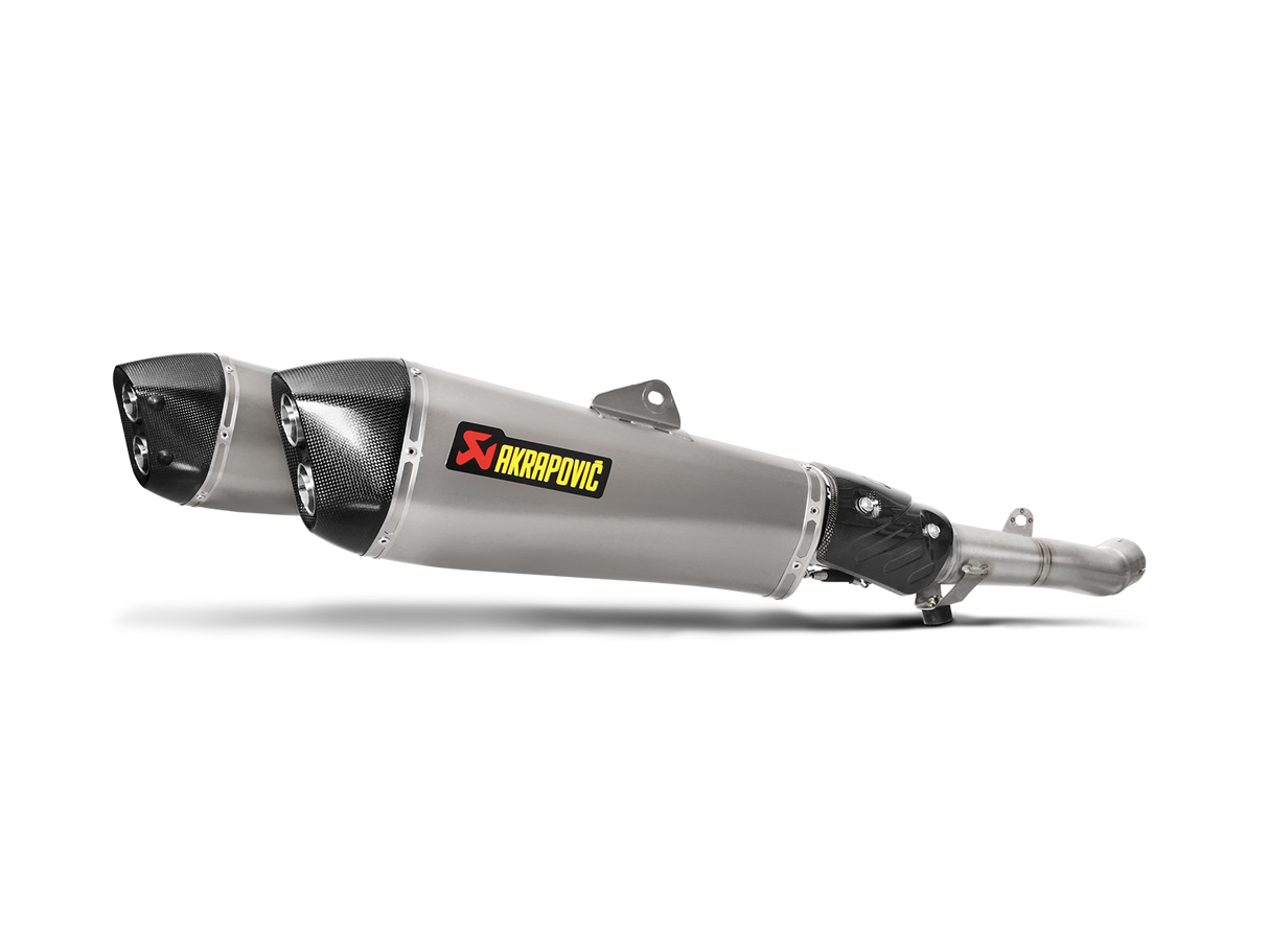 Akrapovic Slip-On Line Titanium Muffler System w/Carbon End Cap for Kawasaki ZZR 1400/ZX14R 12-20