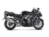 Akrapovic Slip-On Line Titanium Muffler System w/Carbon End Cap for Kawasaki ZZR 1400/ZX14R 12-20