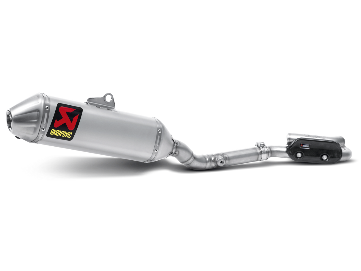 Akrapovic Evolution Line Titanium Exhaust System w/Titanium End Cap for Kawasaki KX 250 F 09-16