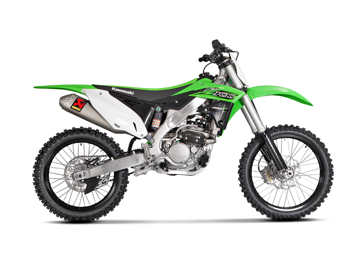 Akrapovic Evolution Line Titanium Exhaust System w/Titanium End Cap for Kawasaki KX 250 F 09-16