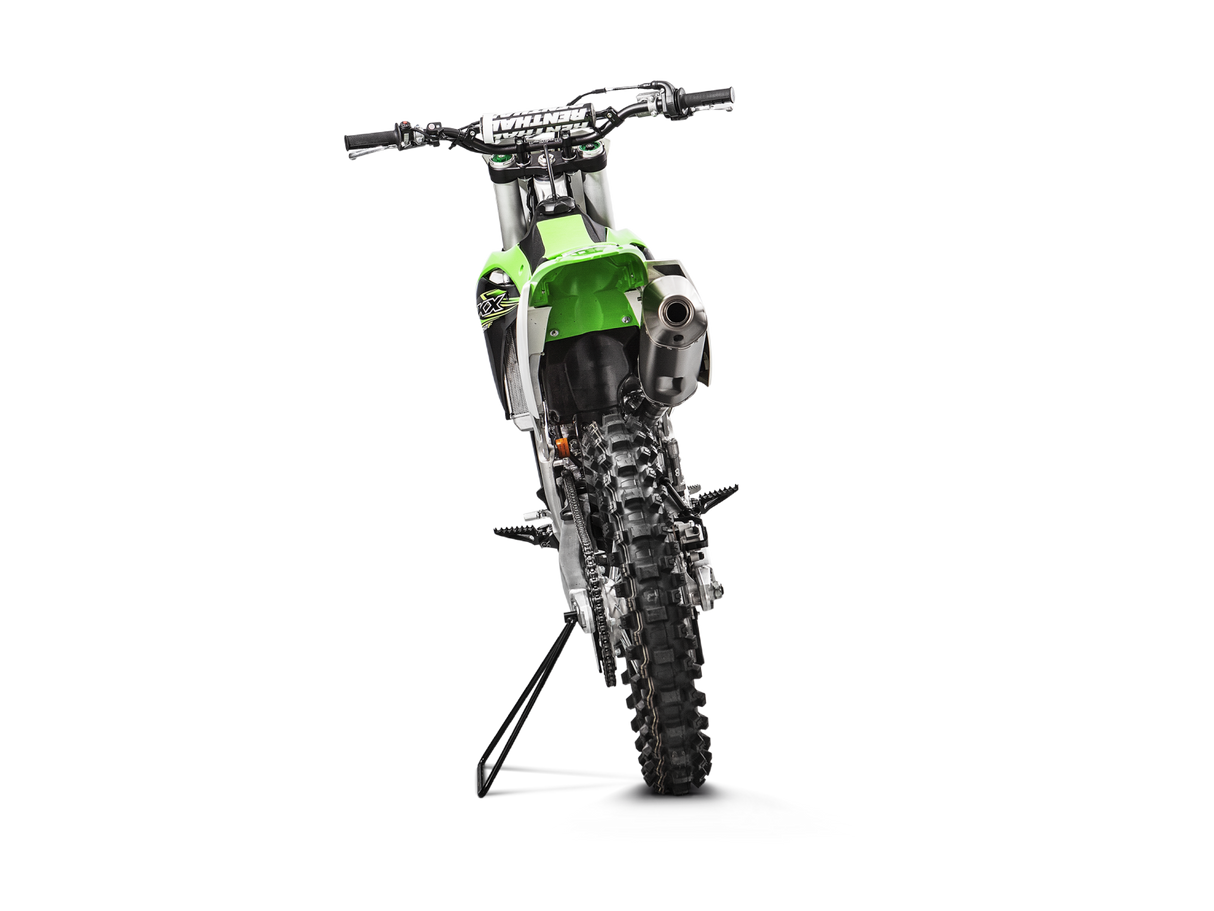 Akrapovic Slip-On Line Titanium Muffler System w/Titanium End Cap for Kawasaki KX 250 F 17-20