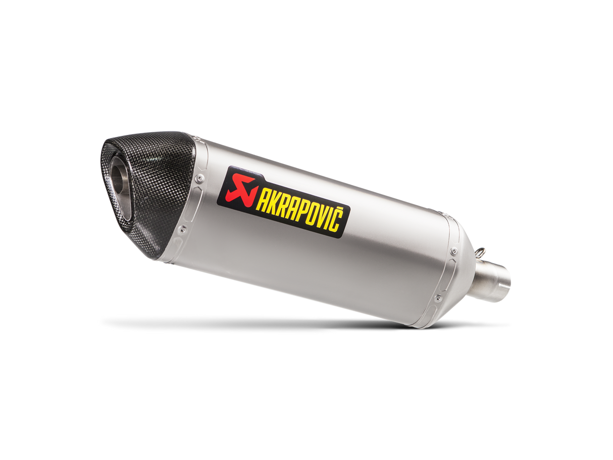 Akrapovic Slip-On Line Titanium Muffler System w/Carbon End Cap for Kawasaki Versys-X 250/Versys-X 300 17-20