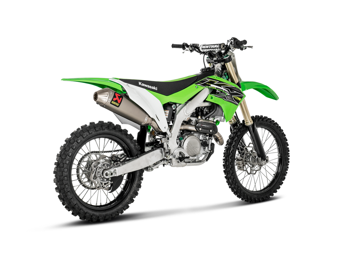 Akrapovic Evolution Line Titanium Exhaust System w/Titanium End Cap for Kawasaki KX 450 F 19-20