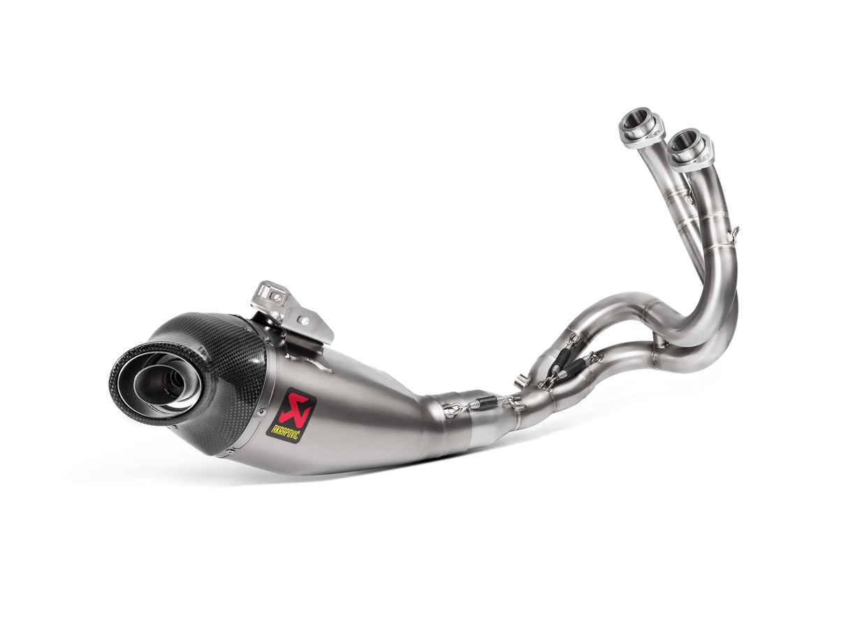 Akrapovic Racing Line Titanium Exhaust System w/Carbon End Cap for Kawasaki Versys 650 17-20