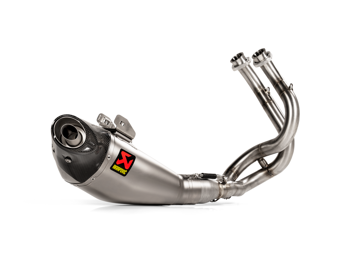 Akrapovic Racing Line Titanium Exhaust System w/Carbon End Cap for Kawasaki Ninja 650 17-20