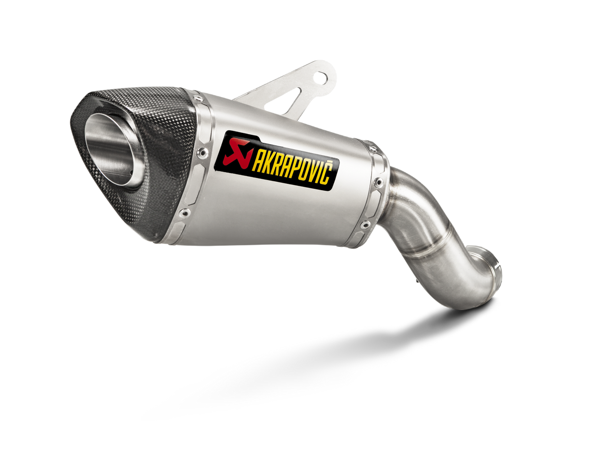 Akrapovic Slip-On Line Titanium Muffler System w/Carbon End Cap for Kawasaki Z900 17-19