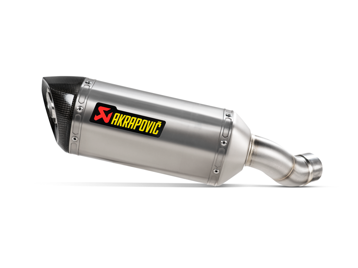 Akrapovic Slip-On Line Titanium Muffler System w/Carbon End Cap (ECE Approved) for Kawasaki Z900 20-Up