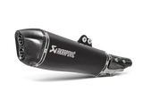 Akrapovic Slip-On Line Black Stainless Steel Muffler System w/Carbon End Cap for Kymco AK 550 17-20