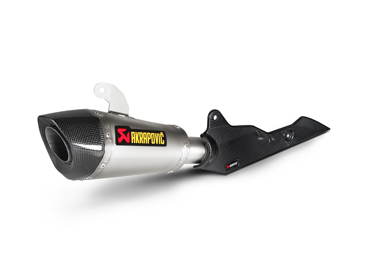 Akrapovic Slip-On Line Titanium Muffler System w/Carbon End Cap & Heat Shield for Suzuki GSX-S 1000/1000GT/950 15-20