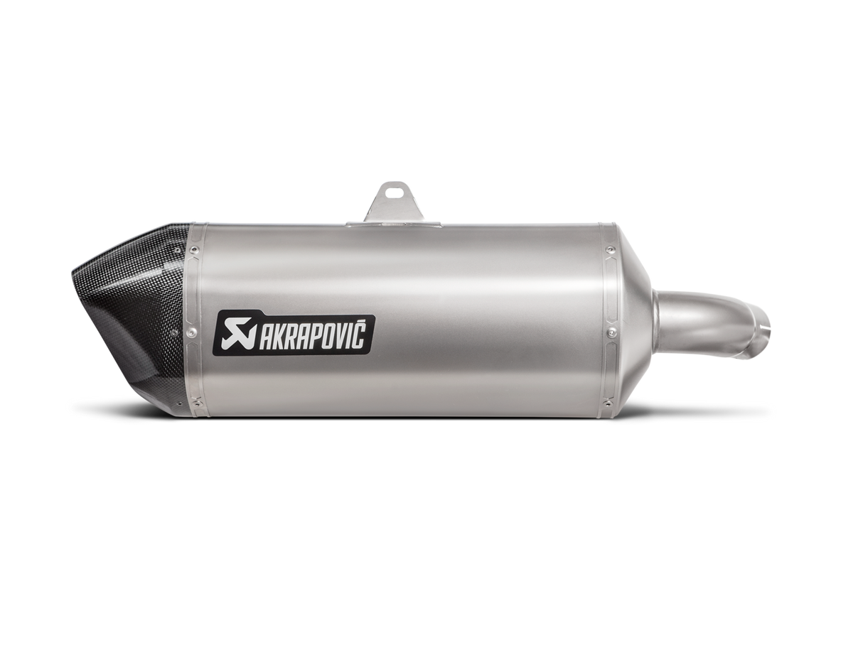 Akrapovic Slip-On Line Titanium Muffler System w/Carbon End Cap for Suzuki V-Strom 1000 14-19